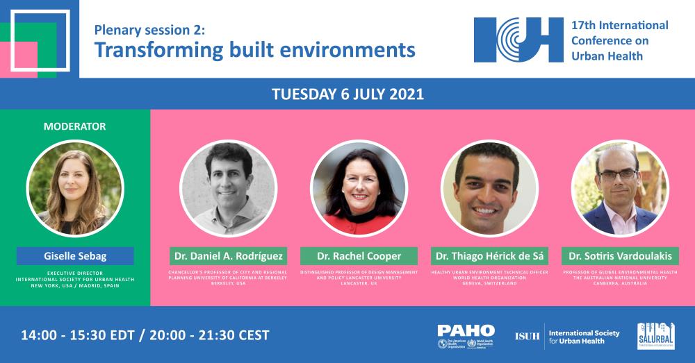 Plenary session 2: Transforming Built Environment